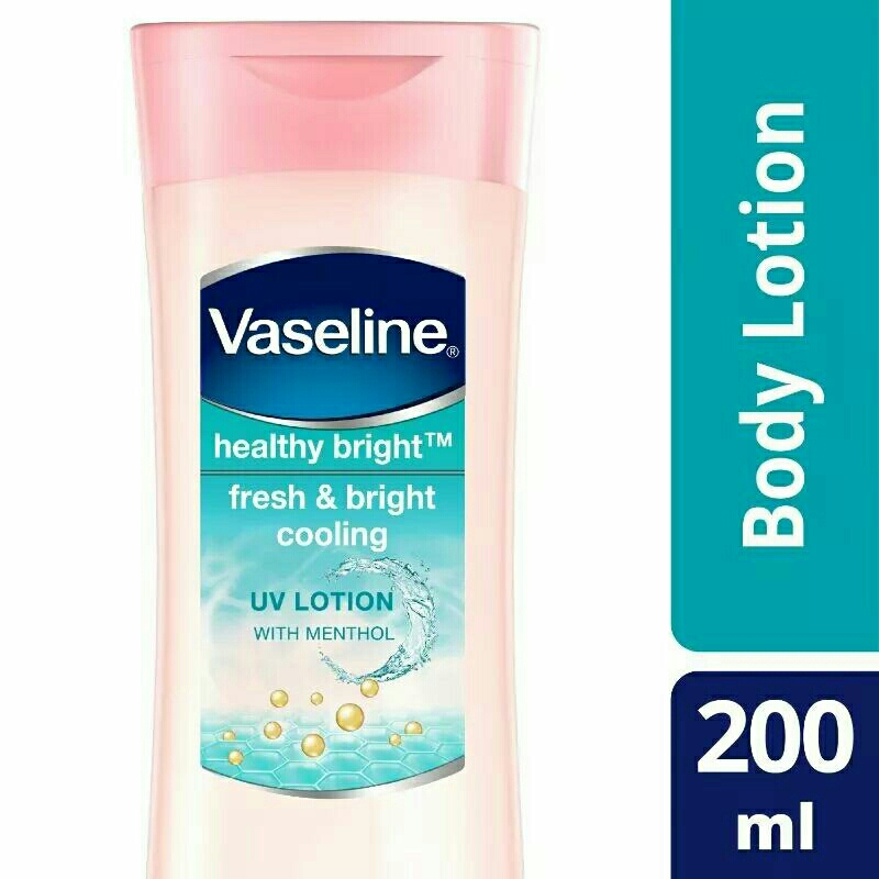 Vaseline Lotion Healthy Bright Insta Radiance/Helty White Night Repair 95-190ML EXP 2025