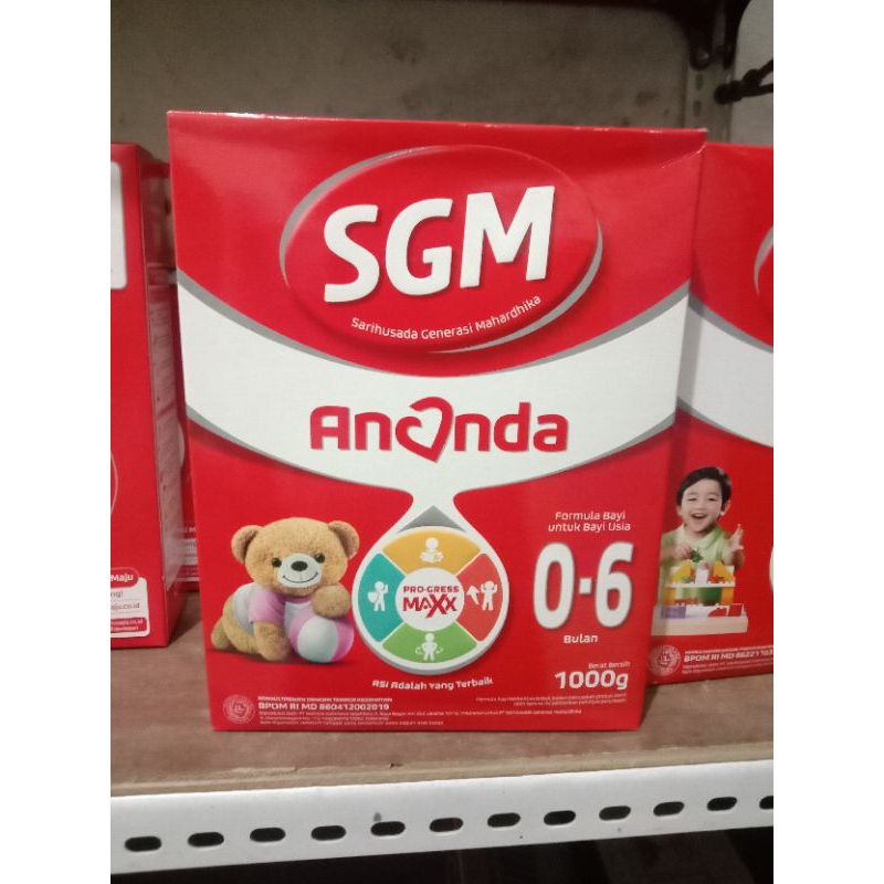 Sgm Ananda 1 susu formula 0-6 Bulan 1000gr