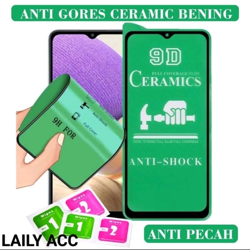 ANTI GORES TG CERAMIC CLEAR BENING OPPO A76/A96 TEMPERED GLASS FILM