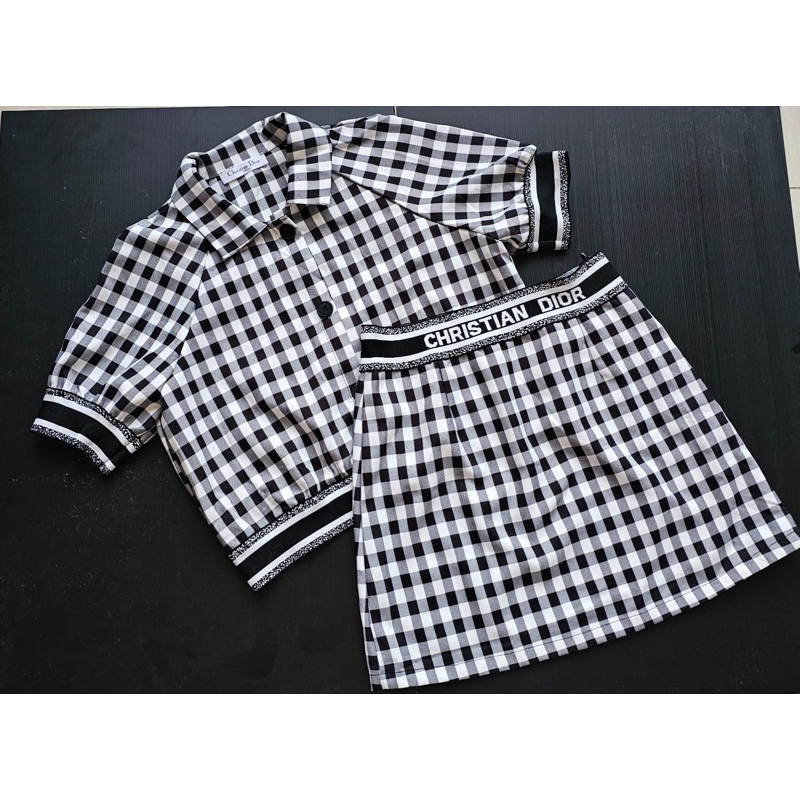 [PRELOVED] Mirror Christian Dior Set (Top + Skirt)