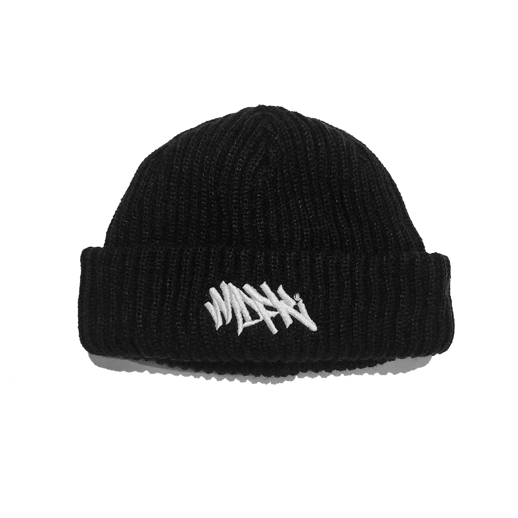 MDFK TAG knitted Beanie with embroidery art (new arrival)