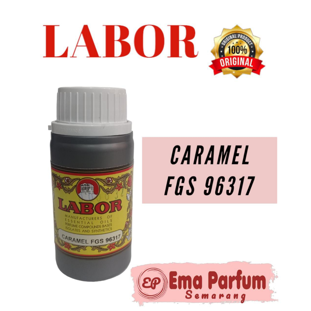(100 GRAM) CARAMEL SEGEL 100 GRAM BY LABOR. BIBIT PARFUM AROMA ROTI BOY 100% ORIGINAL