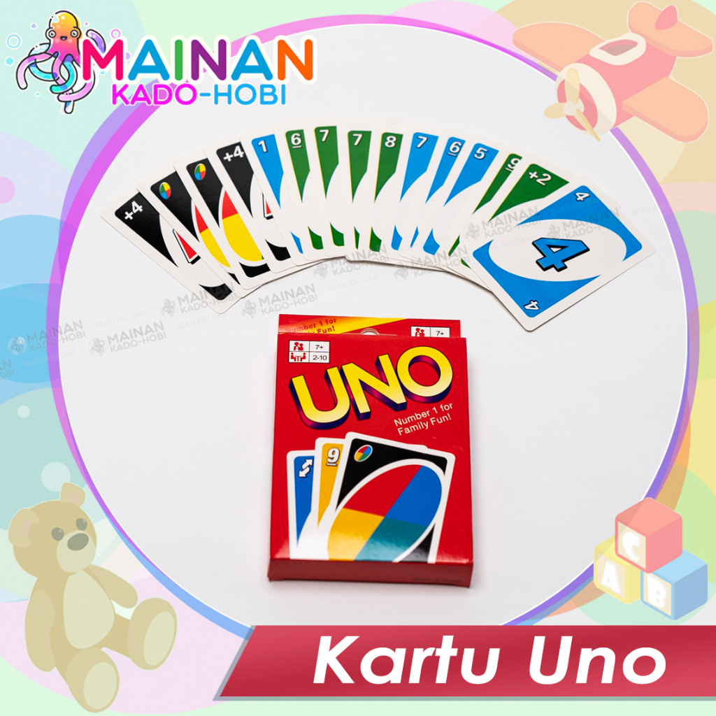 HADIAH MAINAN ANAK PLAYING CARD FAMILY BOARD GAME KARTU UNO