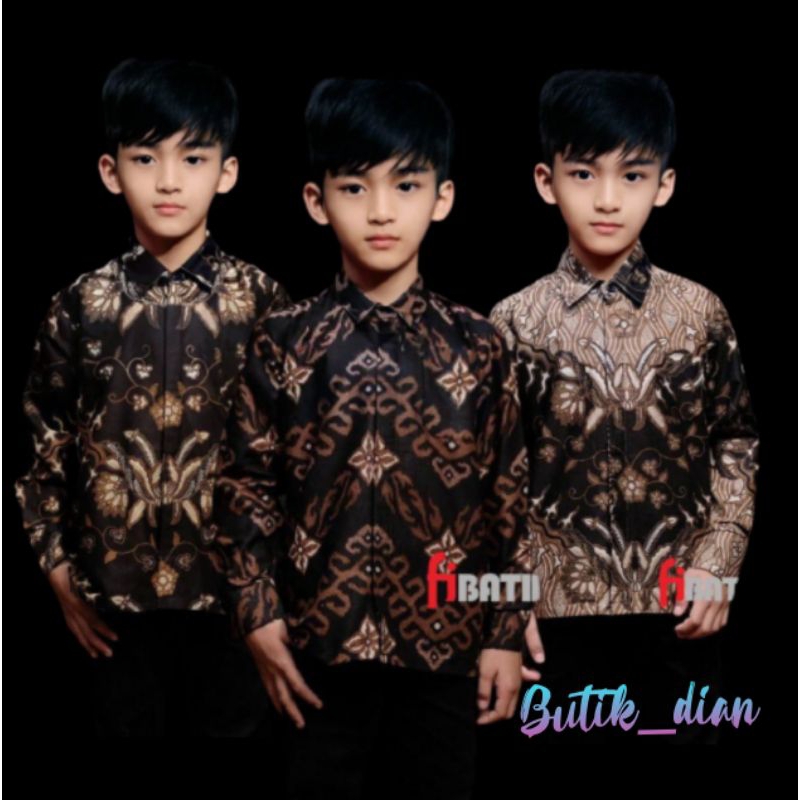 Kemeja Batik Anak-batik anak-baju batik anak laki laki umur 2-12 tahun kemeja batik COD