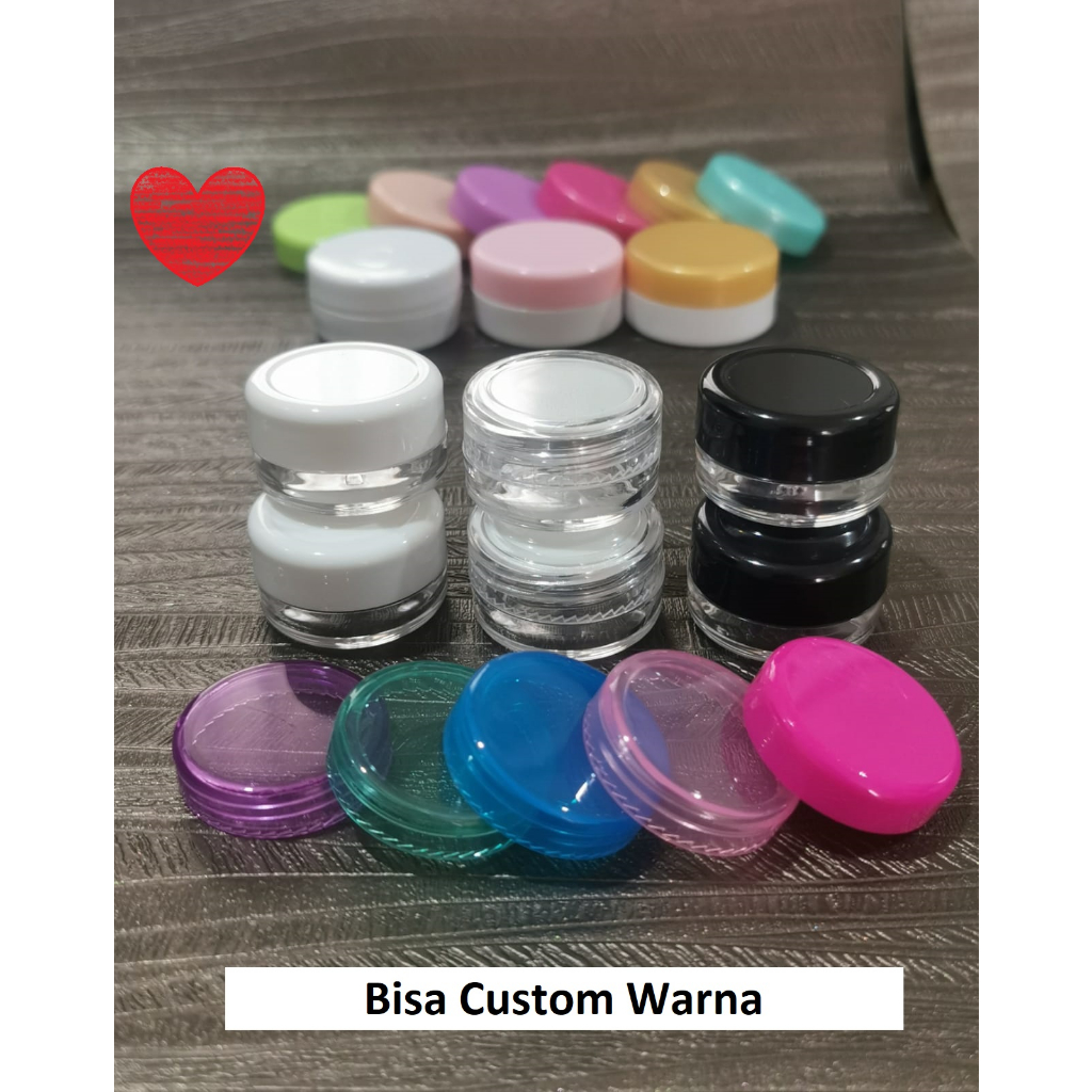 Pot ps Cream jar 5 5gr gr 5gram gram Bulat BENING murah