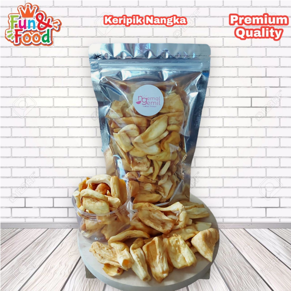 

Keripik Nangka Kripik Buah Jackfruit Chips Renyah Garing Kualitas Premium