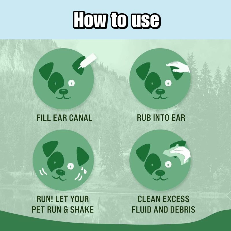 EAR CLEANER 60ml PEMBERSIH TELINGA KUCING PEMBERSIH TELINGA ANJING EAR WAX CLEANER PEMBERSIH KOTORAN TELINGA KUCING PEMBERSIH KOTORAN TELINGA ANJING EAR CLEANER HEWAN EAR CLEANER ANTI BAKTERI EAR CLEANER ANTI BAU EAR CLEANER ATASI EARMITES OBAT TETES