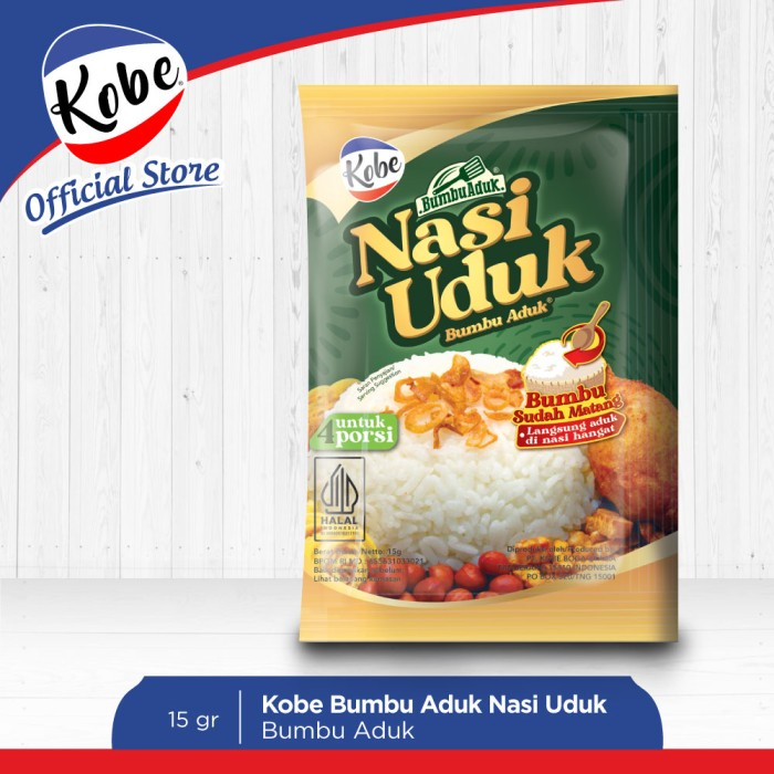 

KOBE NASI UDUK ECER 15 GRAM (1 PC)