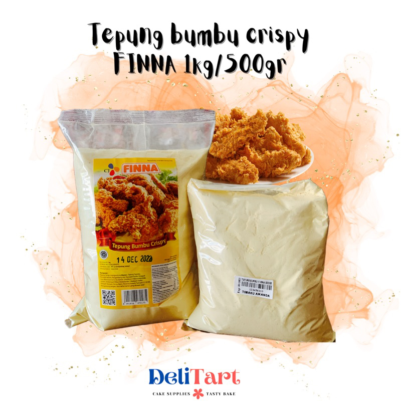 

Tepung bumbu crispy FINNA 1kg/500gr