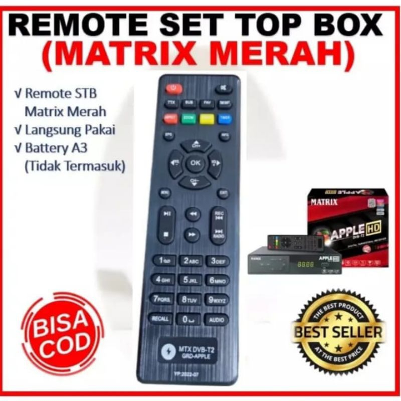 REMOTE STB MATRIX APPLE HD