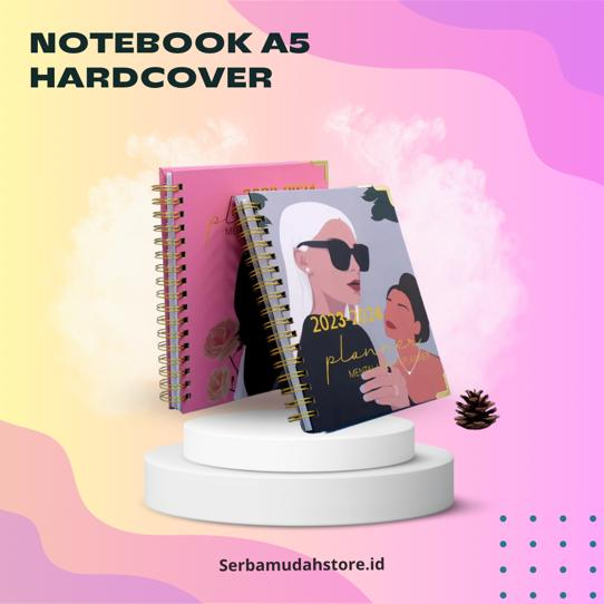Notebook A5 Custom / Custom Notebook A5 / Notebook Hardcover - Ukuran A5