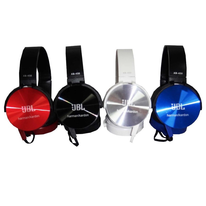 Headset Bando JBL/REALME/SONY XB450 Stereo + Mic Extra Bass Original ready stok gan