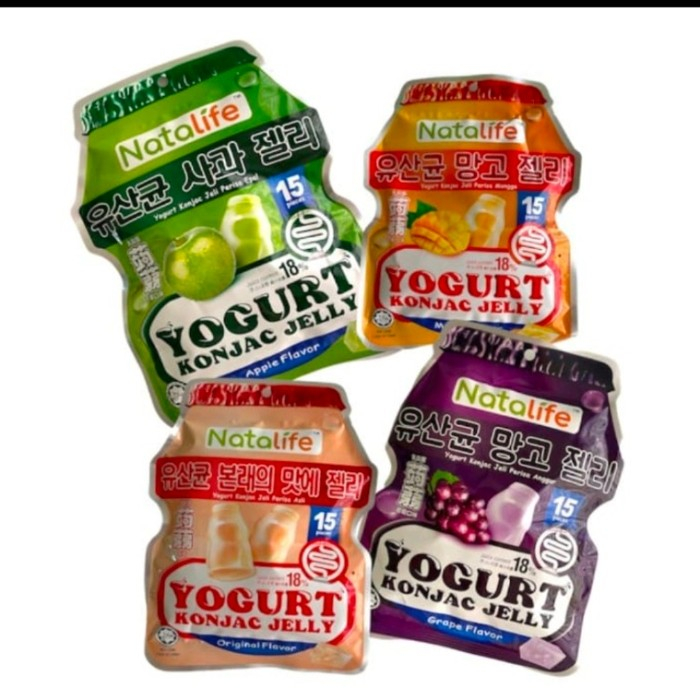 Natalife Yogurt Konjac Jelly / Yogurt Konjac Jeli (20g x 15pcs)