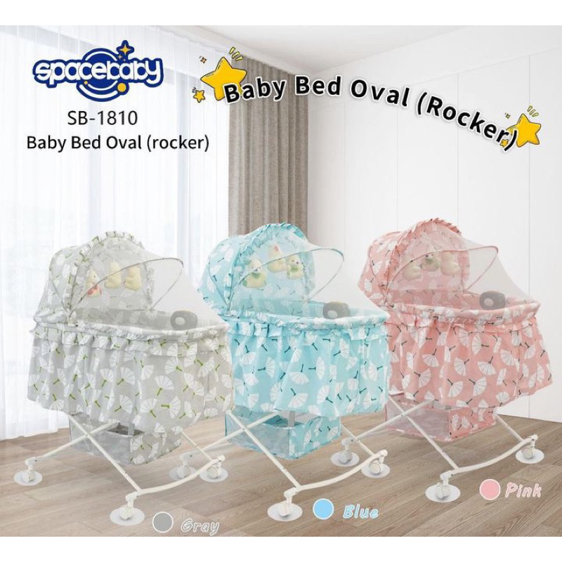 BABY BED ROCKER TEMPAT TIDUR AYUN BAYI SPACEBABY SB-1810 / SB1810 / SB 1810