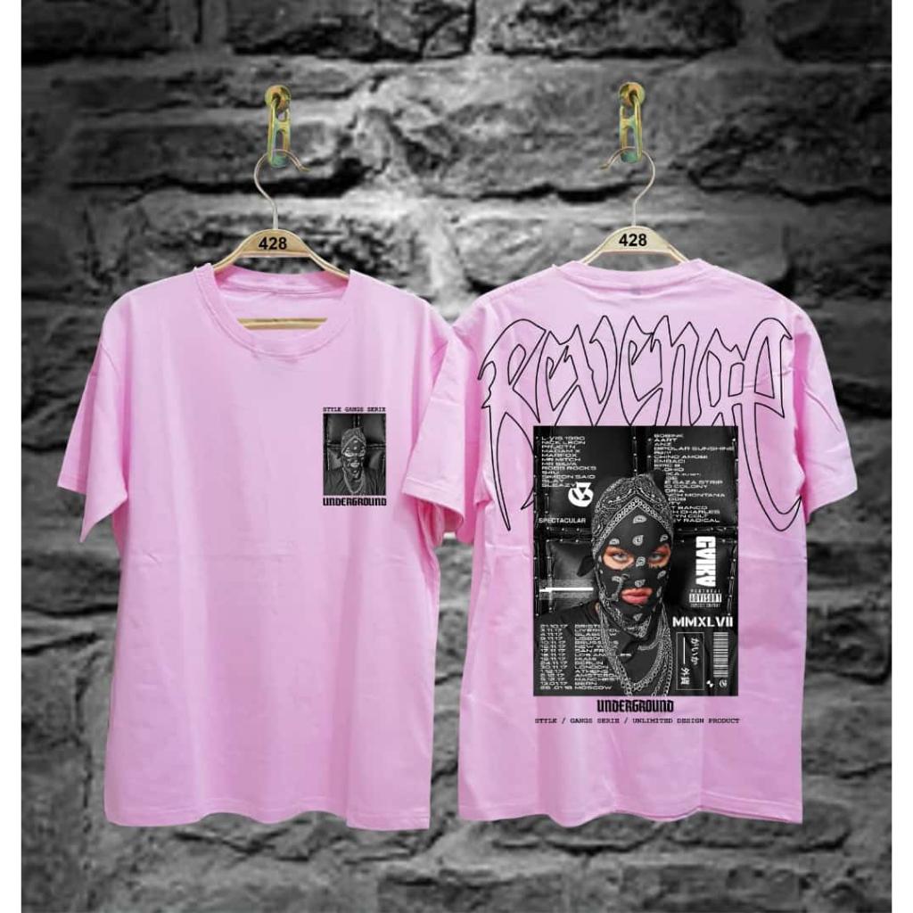 Kaos Tshirt Pria Terbaru Samurai Jepang Underground Warna Putih Distro Lengan Pendek Motif Sablon Bergambar Keren