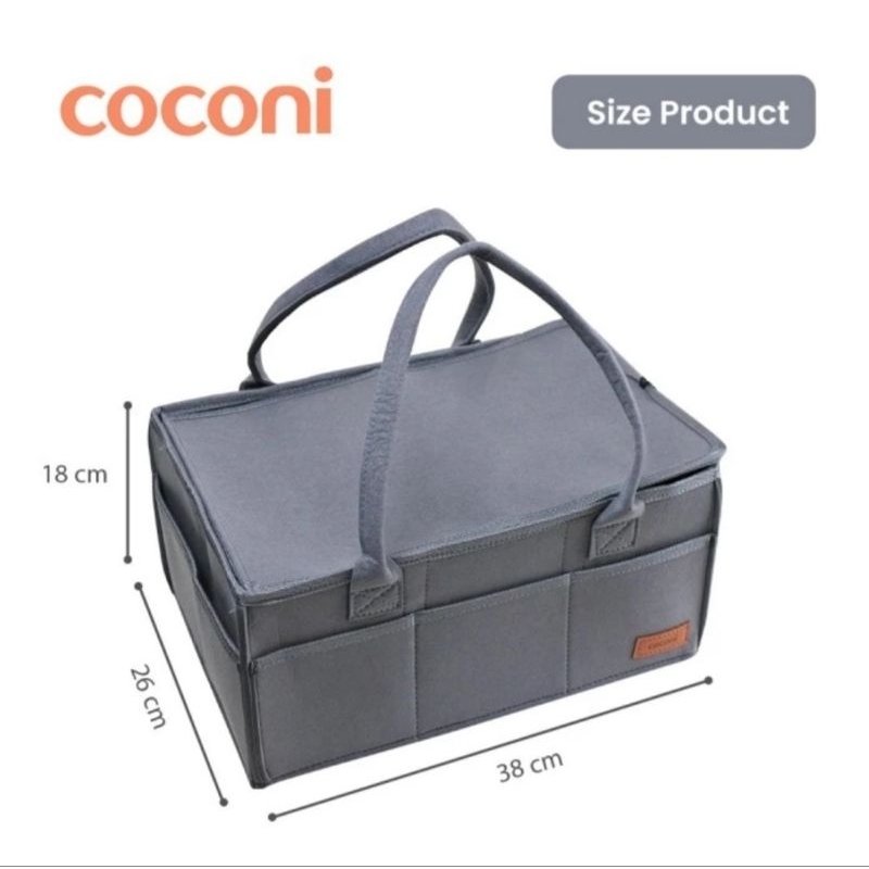 COCONI Multipurpose Caddy Bag / Diaper Onganizer Bag / Tas Organizer