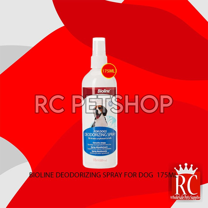 Penghilang Bau Hewan Anjing Bioline Dog Deodorizing Spray 175 ML