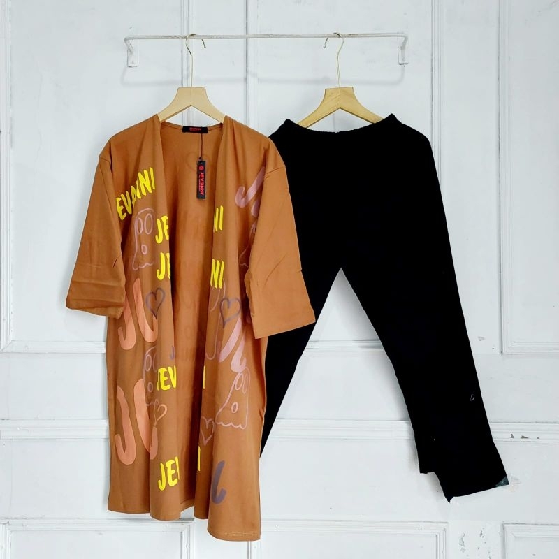 Setelan Combed 20s Terbaru AKU KARISSA // Set Cel Combed XL Motif // Kaos Combed 20S Premium