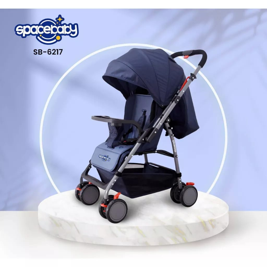 Spacebaby SB-6217 Stroller Reversible Stir / Kereta Dorong Anak