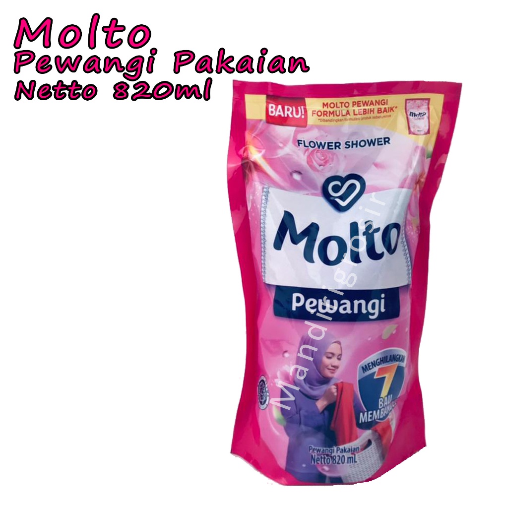 Pewangi Soft &amp; Fresh * Molto * Pewangi Pakaian * 780ml