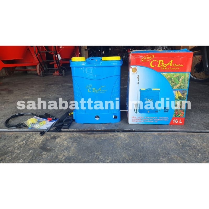 Sprayer CBA Elektrik 16L Alat Semprot Tanaman Pertanian
