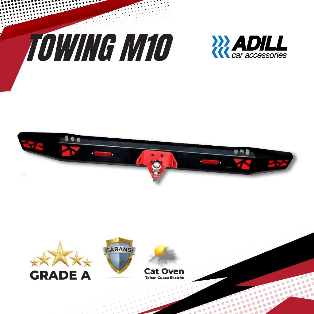 Towing Bar Belakang M10 Fortuner Pajero, Innova, Avanza, Xenia, Rush, Terios