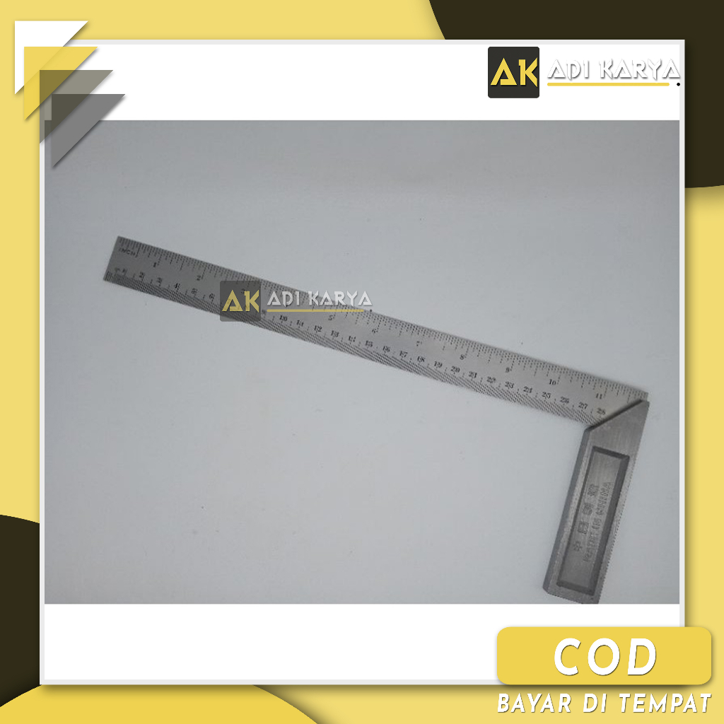 

Siku Tukang Tipis Penggaris 12 in 30cm Penggaris Tukang Angle Ruler 90