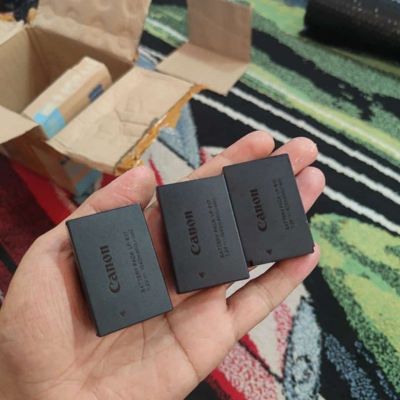 Baterai Canon LP E17 Original Copotan kamera EOS RP- EOS M3- EOS M5- EOS M6- EOS 200D- EOS 250D- EOS