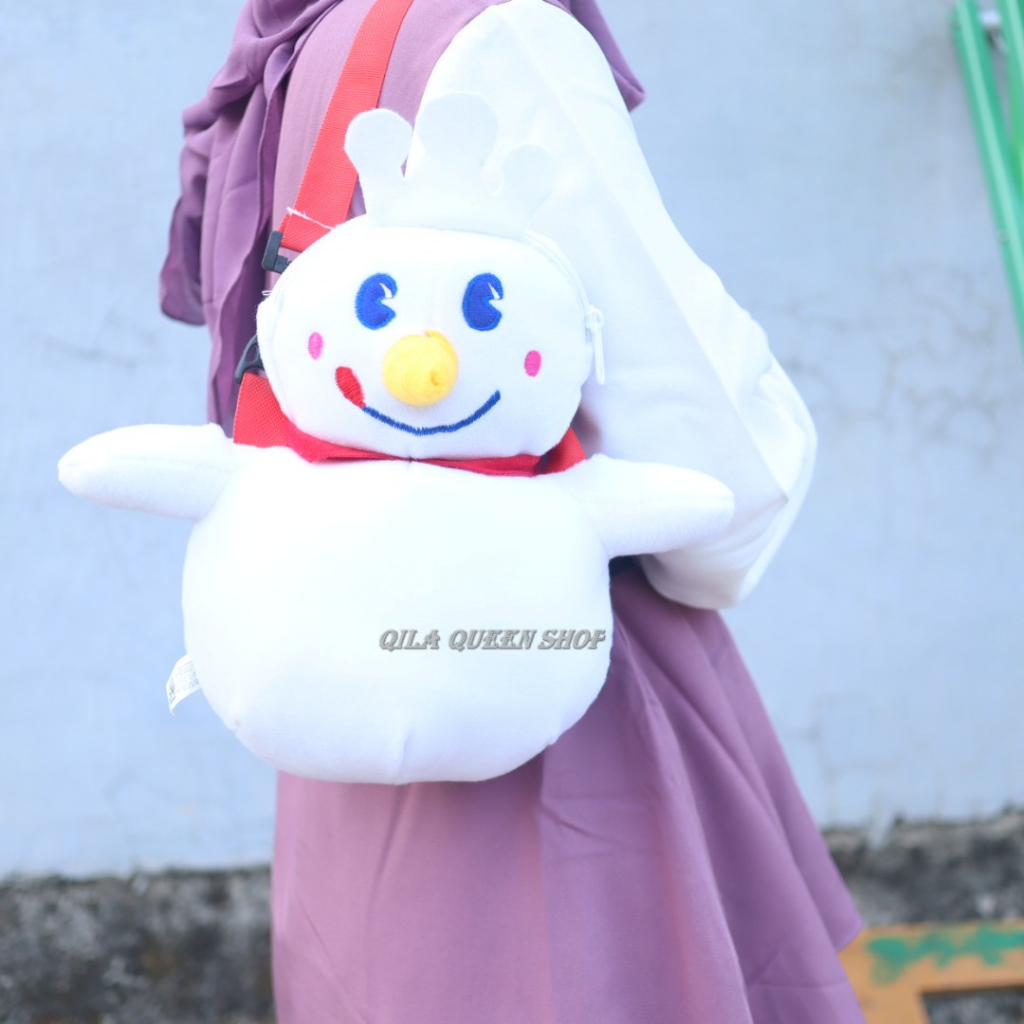 TAS SELEMPANG MIXUE KARAKTER BONEKA TERLARIS,  BISA COD