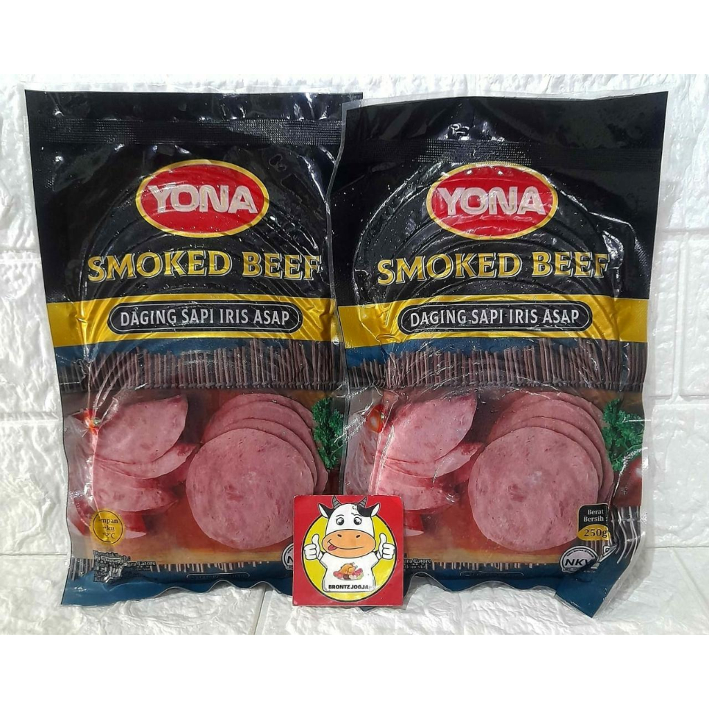 

YONA SMOKED BEEF 250GR - FROZEN FOOD - BRONTZ JOGJA