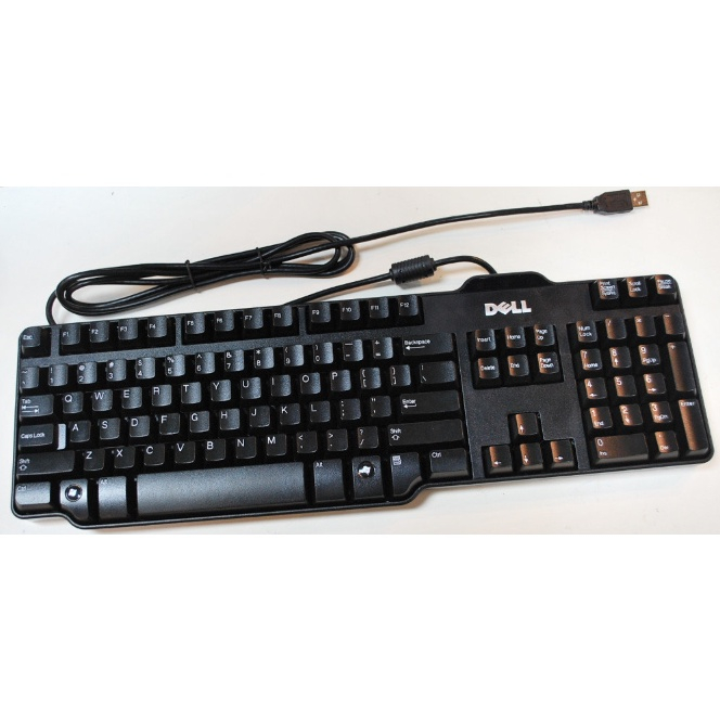 DELL 8115 original Keyboard mechanical gaming usb kable-Hitam/Keyboard kable usb/ keyboard Dell mechanical Warna Hitam