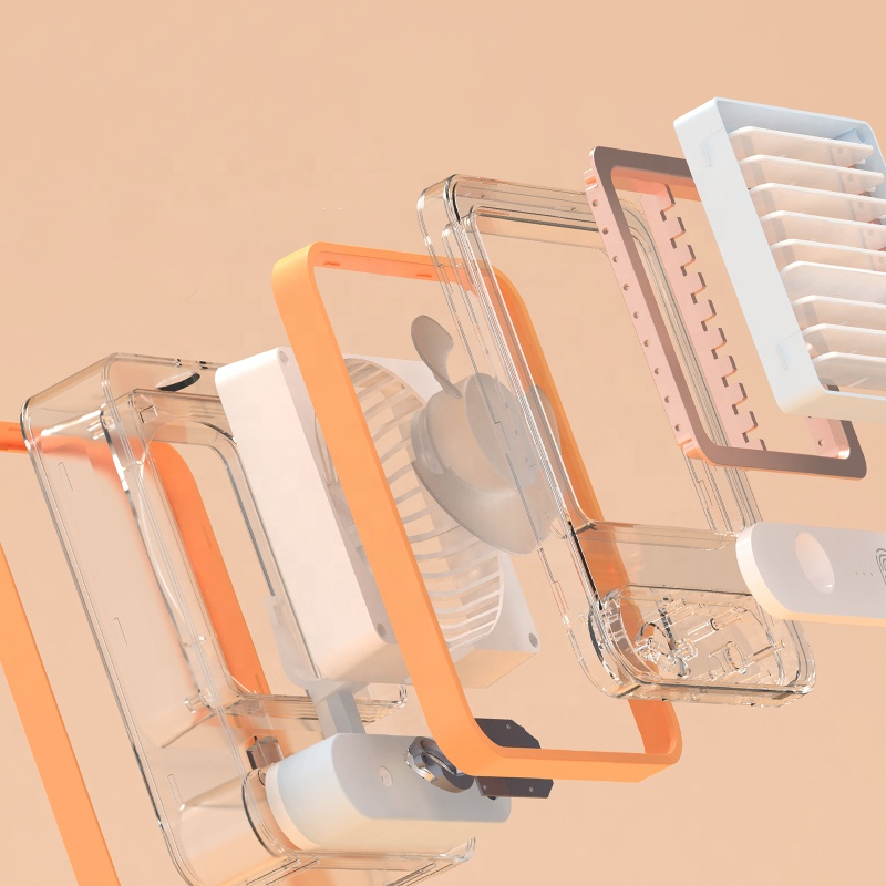 JE.ID AC Mini Portable LED /  Kipas Angin AC Mini Portable Humidifier / Kipas Angin AC Mini Portable Humidifier Air Cooler / Kipas Angin Cooler Pendingin Ruangan / Kipas Angin Mini Portable / Air Cooler Fan AC Mini Kipas