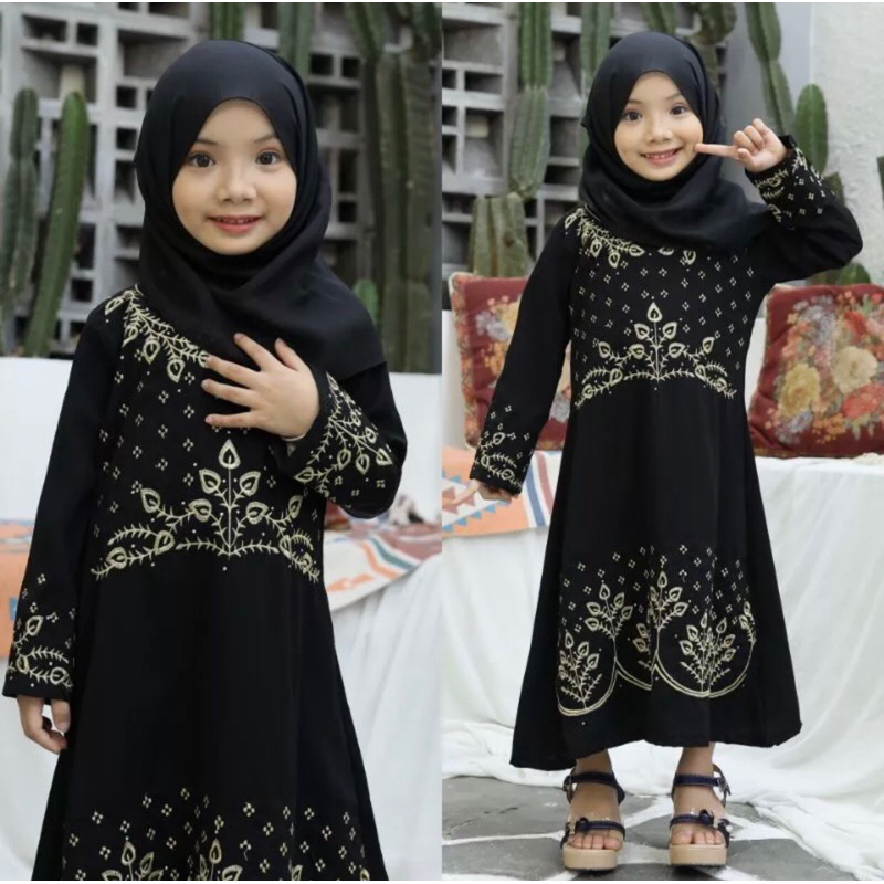 GAMIS ABAYA BORDIR HAWA 155 COUPLE