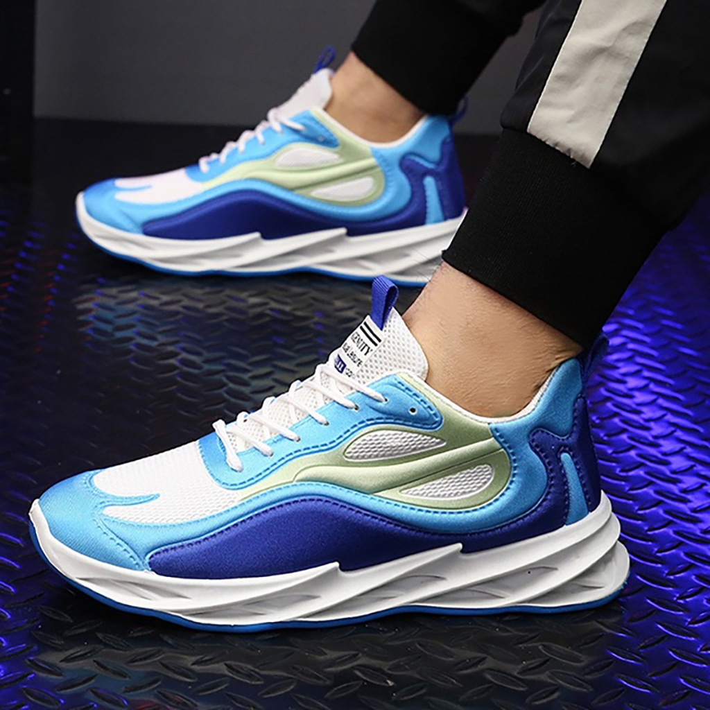 Orange Sepatu Sneakers Import Pria Casual Fashion Trendy - 038