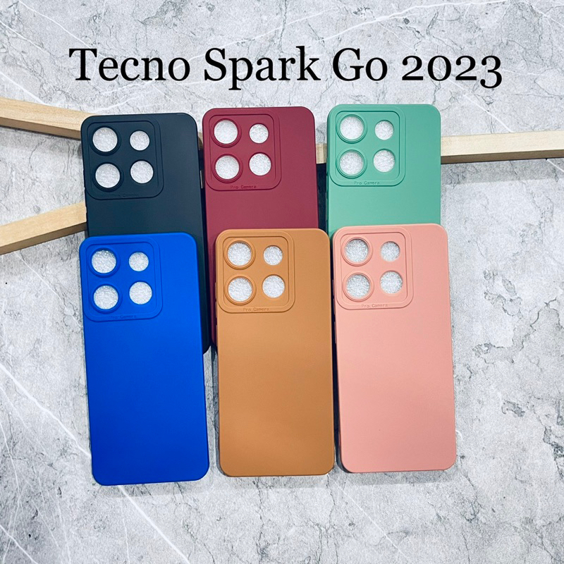 Softcase Pro Camera Tecno Spark Go 2023 Candy Case Full Color 3D Silikon TPU