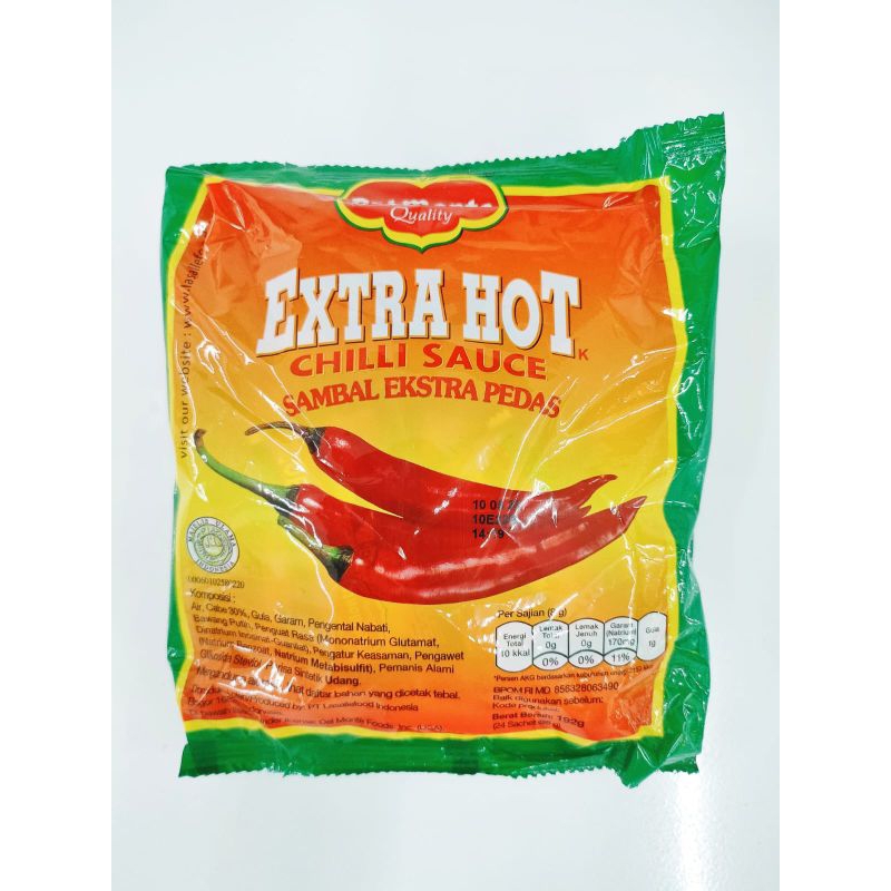 

Delmonte Sambal Extra Pedas / Tomat Sachet