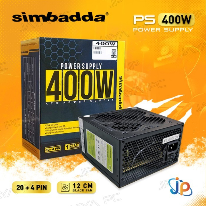 psu powersupply 400watt simbadda