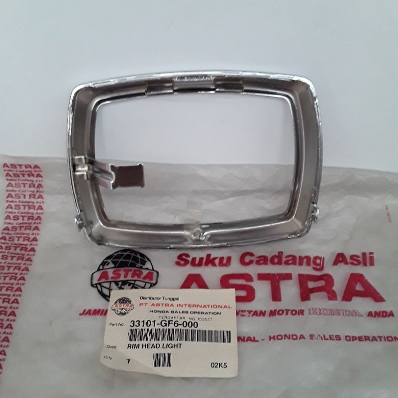 Ring lampu chrome honda win 61301 GF6 000