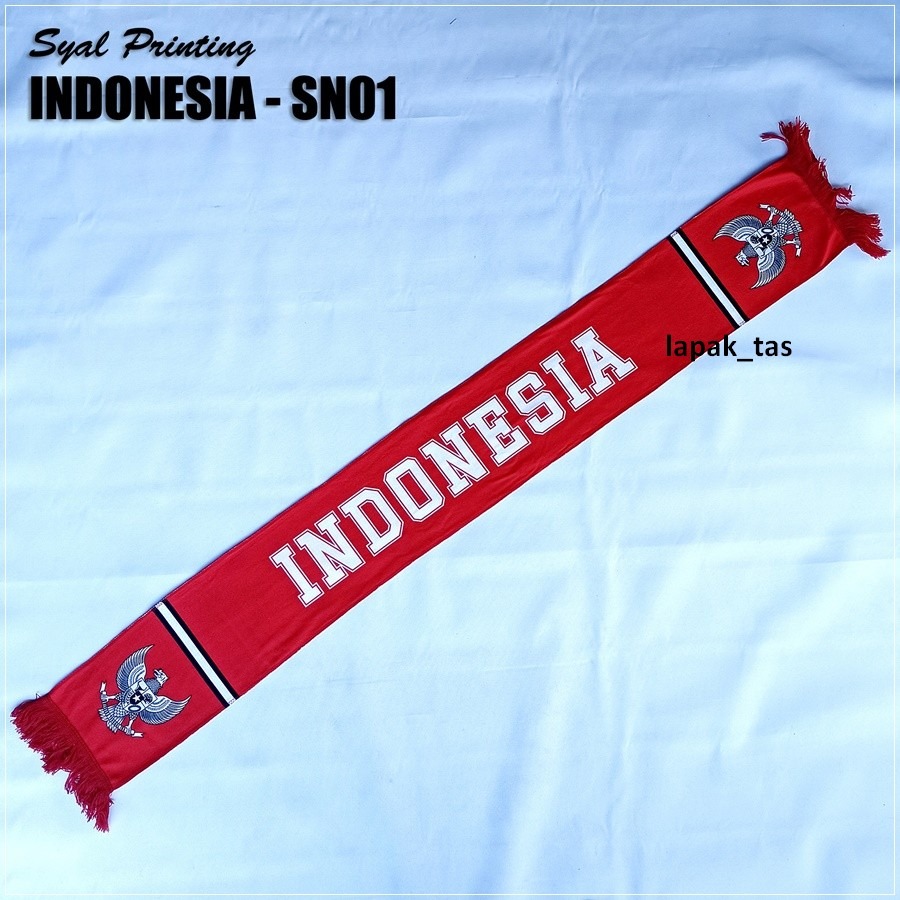 SYAL Scarf Sepakbola TIMNAS INDONESIA Kita Garuda IMPORT