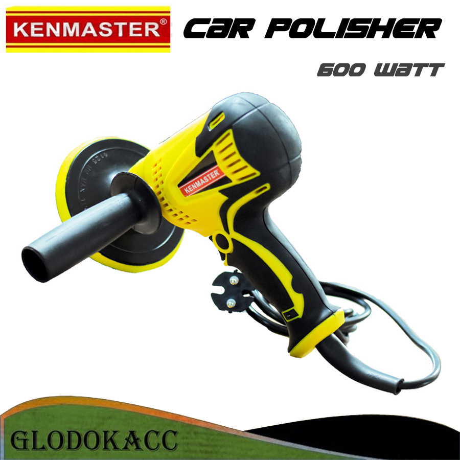 Car Polisher Variable Speed 600 watt Kenmaster Mesin Poles Mobil 5 inch