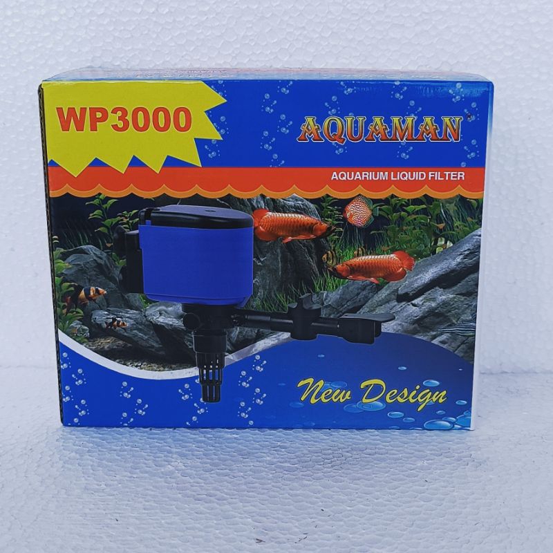 AQUAMAN WP 3000 mesin pompa celup akuarium ph power head waterpupmp submersible filter water pump akuarium 2000 lph keatas