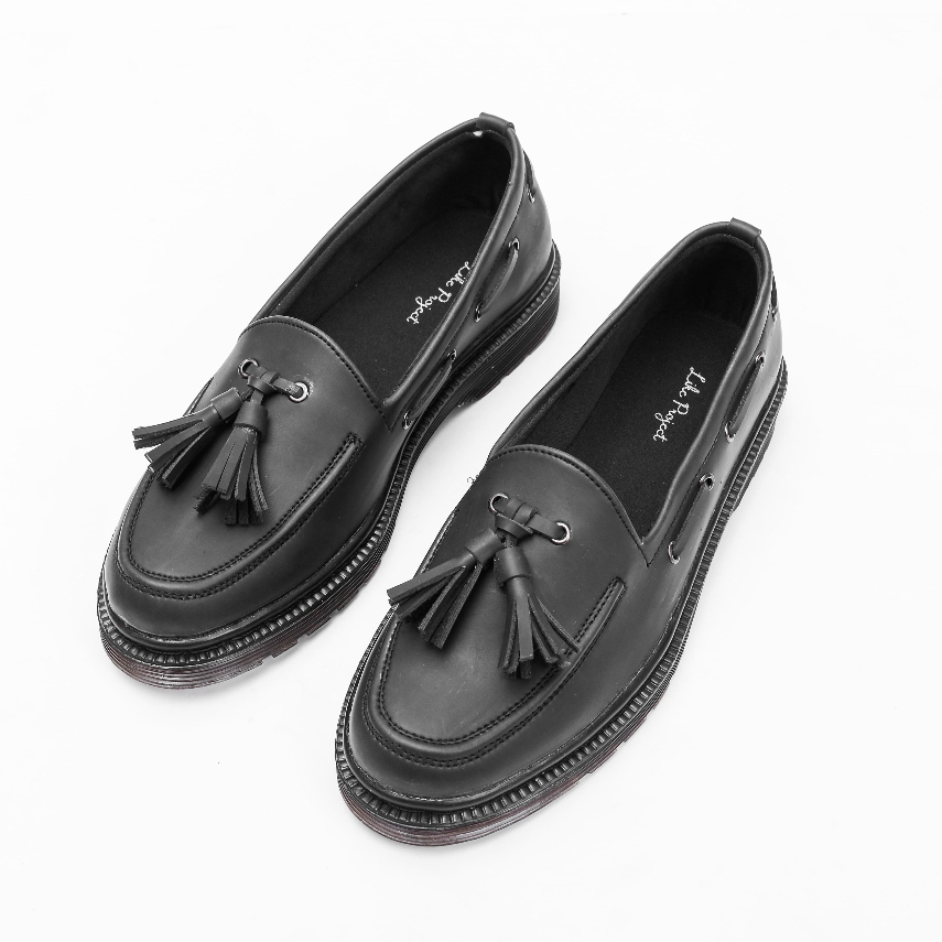 Sepatu Penny Loafers Casual Pria Kerja Santai Kuliah Kondangan Loafer Original - Xander Black