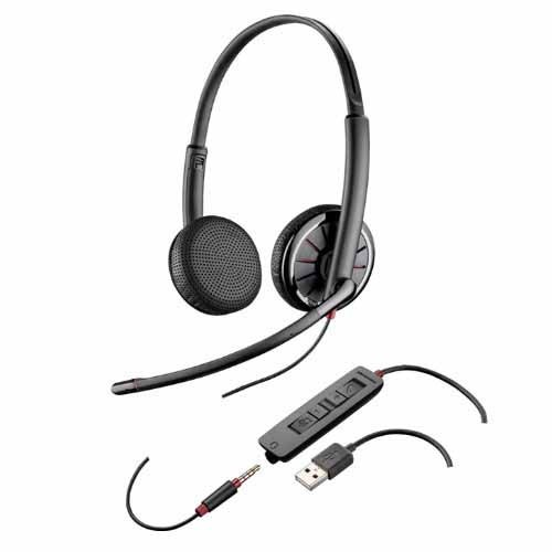 PLANTRONICS BLACKWIRE C225 STEREO HEADSET