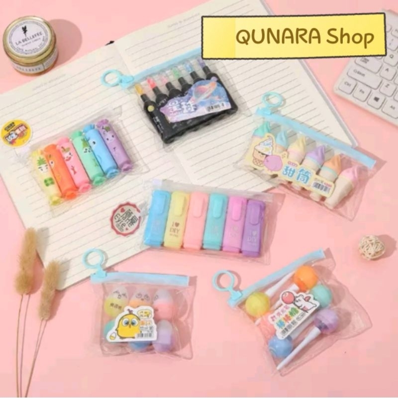 

Stabilo Set Pastel Karakter Lucu (1 Set Isi 6)