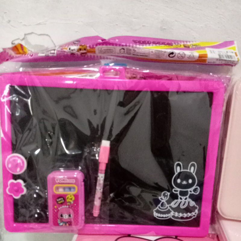 

2 sides book Board Papan tulis Whiteboard Blackboard