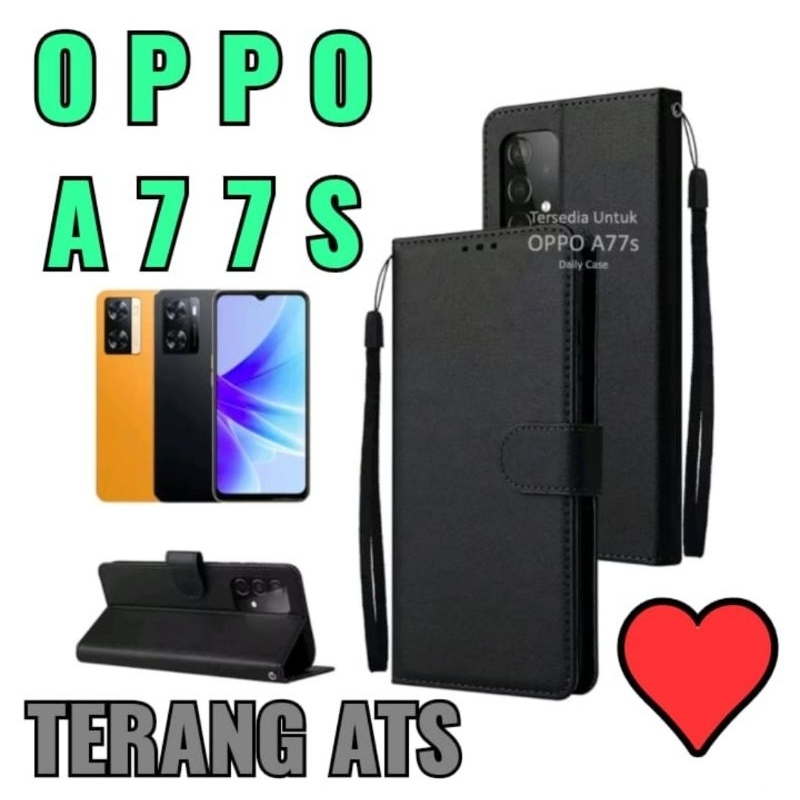 Case OPPO A77s Terbaru Flip Laether Casing Prrmium Kesing Kulit HP / Case OPPO A57 4G 2022 Terbaru Flip Leather Casing Premium Kesing Kulit HP FLIP COVER OPPO A77S CASE LEATHER DOMPET KULIT / FLIP COVER OPPO A57 4G 2022 CASE LEATHER DOMPET KULIT OPPO A77S