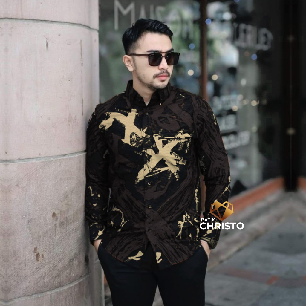 Kemeja Batik Pria Slimfit Premium CHR 0217