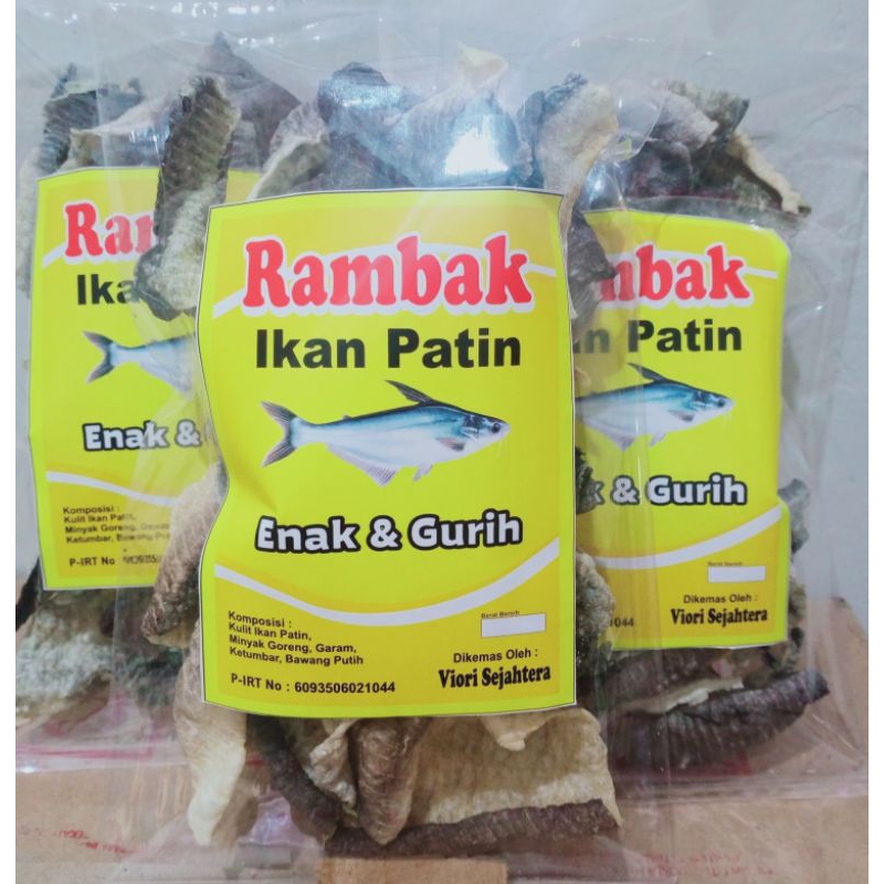 

kerupuk kulit IKAN PATIN 50gr Gurih dan renyah