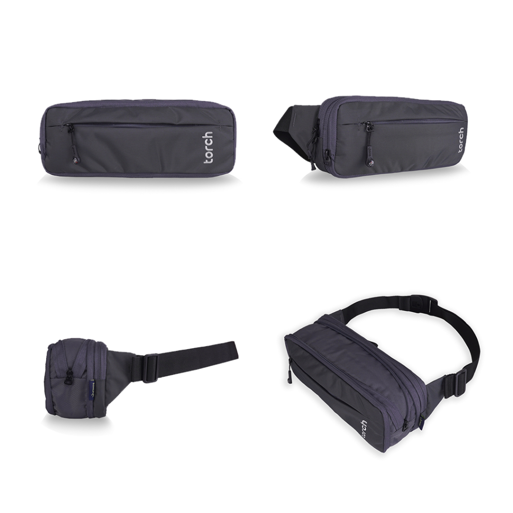 TORCH Alisanti Slim dan Expandable Waistbag to Sling Bag - Slingbag Waistbag Serba Guna Kapasitas Besar