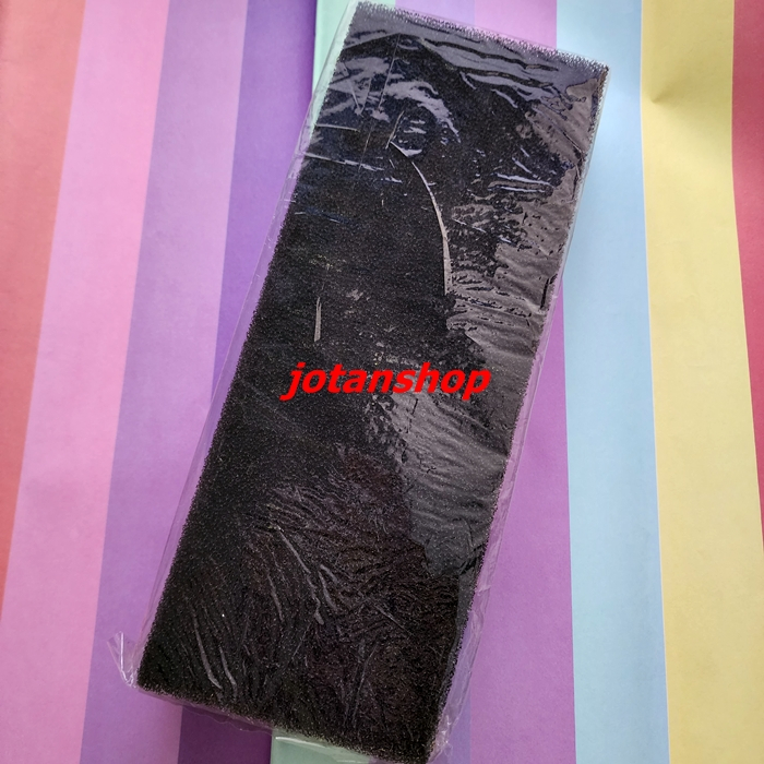 BIOFOAM HITAM kapas busa bio foam 2 lapis media filter aquarium aquascape 29x11